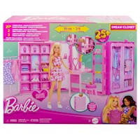 Barbie Closet de los Sueños con Accesorios y Muñeca